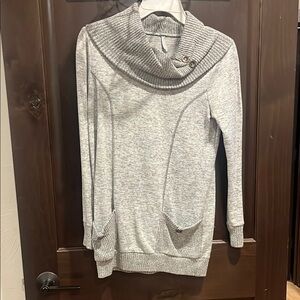 Vanity Light Gray Cowl Neck Sweater